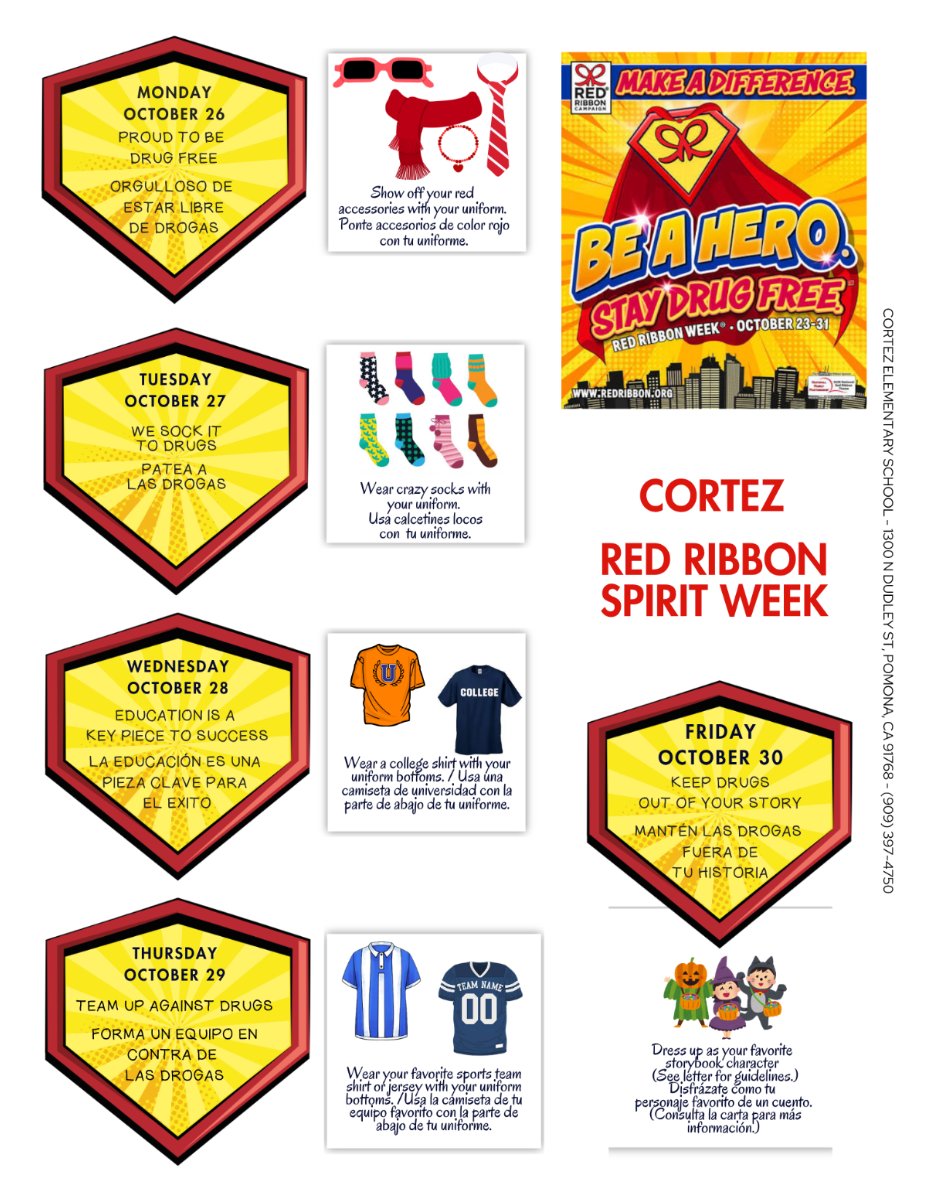 Red Ribbon Week Flyer